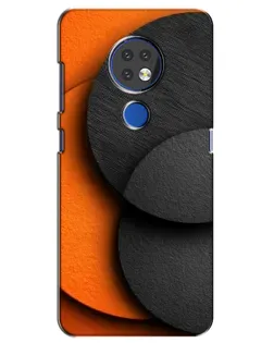 Чохол для Nokia 6.2 (2019) з картинкою «Геометрія помаранчевих кіл»