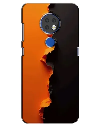 Чохол для Nokia 6.2 (2019) з картинкою «Помаранчевий розлом» Чохол для Nokia 6.2 (2019) з картинкою «Помаранчевий розлом»