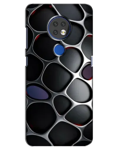 Чохол для Nokia 6.2 (2019) з картинкою «Об'ємна темна решітка» Чохол для Nokia 6.2 (2019) з картинкою «Об'ємна темна решітка»
