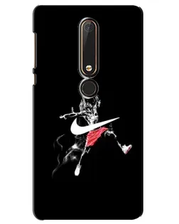 Чехол для Nokia 6 2018 с картинкой «Jordan Jumpman»