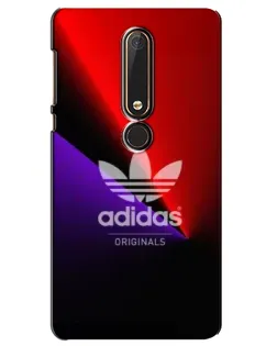 Чехол для Nokia 6 2018 с картинкой «Adidas Red Neon» Чехол для Nokia 6 2018 с картинкой «Adidas Red Neon»