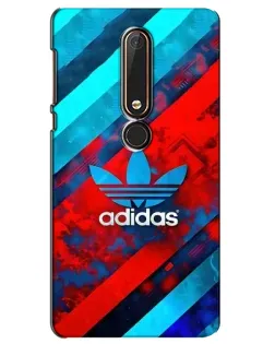 Чехол для Nokia 6 2018 с картинкой «Абстракция Adidas»