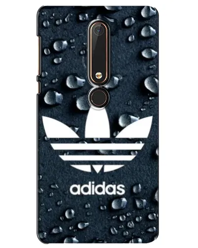 Чехол для Nokia 6 2018 с картинкой «Adidas Trefoil Blue»