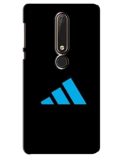 Чехол для Nokia 6 2018 с картинкой «Adidas Cyan Logo»