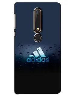 Чехол для Nokia 6 2018 с картинкой «Adidas Water Drops»