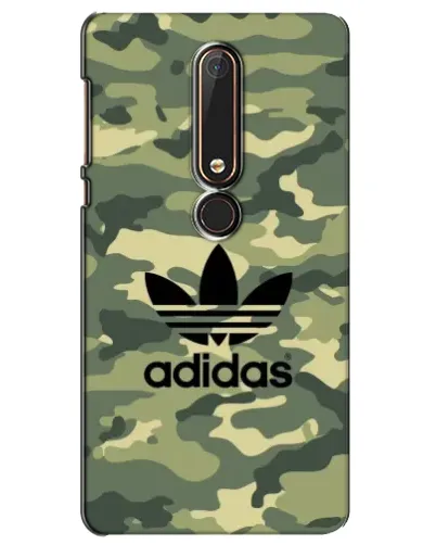 Чехол для Nokia 6 2018 с картинкой «Милитари стиль Adidas»