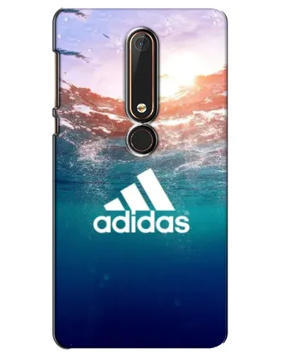 Чехол для Nokia 6 2018 с картинкой «Океанская глубина адидас»