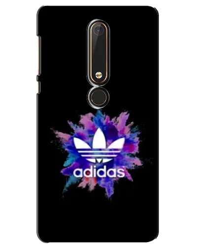 Чехол для Nokia 6 2018 с картинкой «Взрыв красок Adidas»