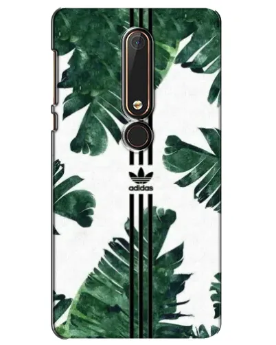 Чехол для Nokia 6 2018 с картинкой «Пальмовые листья адидас»