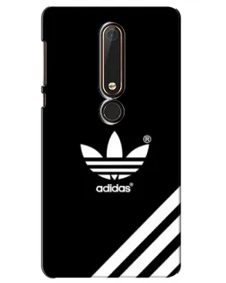Чехол для Nokia 6 2018 с картинкой «Adidas с диагональными полосами»
