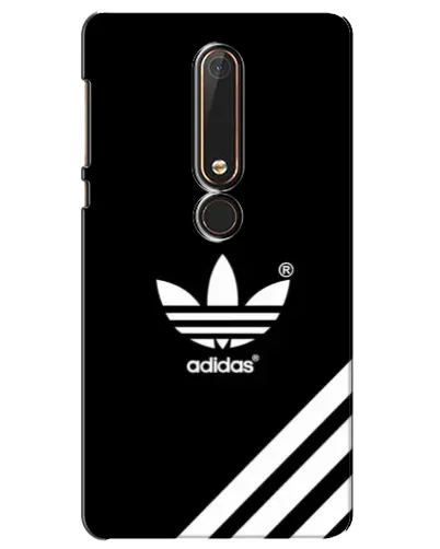 Чехол для Nokia 6 2018 с картинкой «Adidas с диагональными полосами»