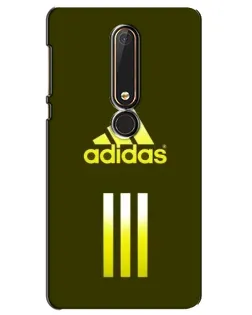 Чехол для Nokia 6 2018 с картинкой «Оливковый градиент Adidas»