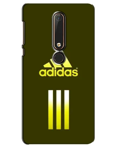 Чехол для Nokia 6 2018 с картинкой «Оливковый градиент Adidas»