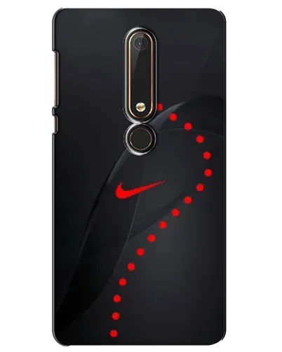 Чехол для Nokia 6 2018 с картинкой «Абстрактный дизайн Nike»