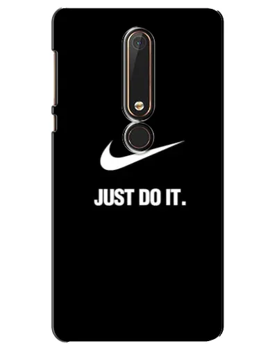 Чехол для Nokia 6 2018 с картинкой «Классический принт Nike»