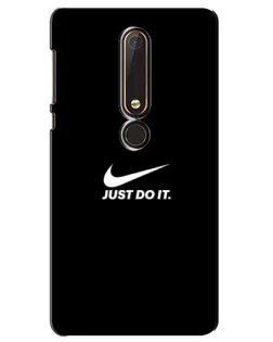 Чехол для Nokia 6 2018 с картинкой «Минимализм от Nike»