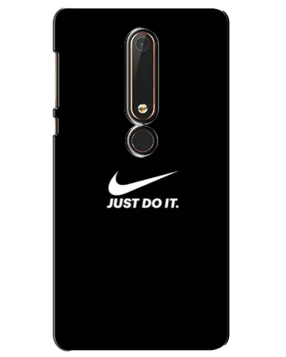 Чехол для Nokia 6 2018 с картинкой «Минимализм от Nike»