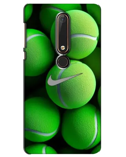 Чехол для Nokia 6 2018 с картинкой «Теннисные мячи Найк»