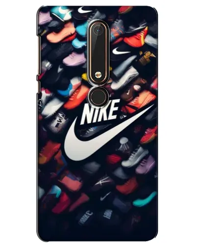 Чехол для Nokia 6 2018 с картинкой «Коллекция кроссовок Nike»