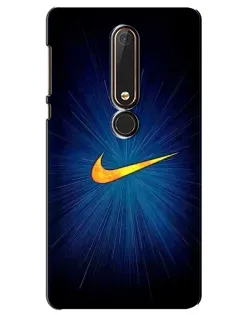 Чохол для Nokia 6 2018 з картинкою «Синій пульс Nike»