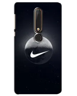 Чохол для Nokia 6 2018 з картинкою «Nike у стилі графіті»
