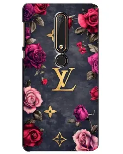 Чехол для Nokia 6 2018 с картинкой «Цветочный Louis Vuitton» Чехол для Nokia 6 2018 с картинкой «Цветочный Louis Vuitton»
