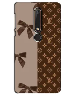 Чехол для Nokia 6 2018 с картинкой «Louis Vuitton — банты»