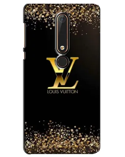 Чехол для Nokia 6 2018 с картинкой «LV — золотые искры»