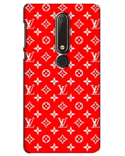 Чехол для Nokia 6 2018 с картинкой «Яркий паттерн LV»