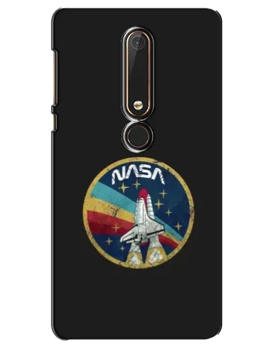Чехол для Nokia 6 2018 с картинкой «NASA — эмблема миссии»