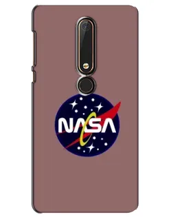 Чехол для Nokia 6 2018 с картинкой «NASA — ретро космос»