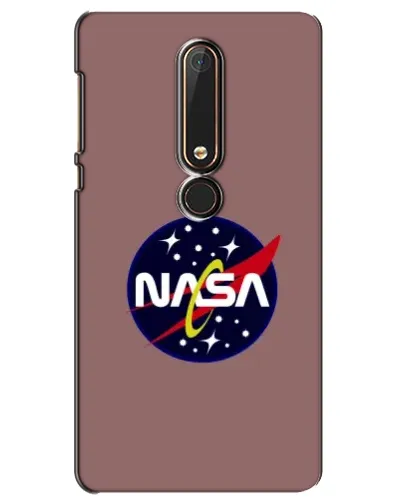 Чехол для Nokia 6 2018 с картинкой «NASA — ретро космос»
