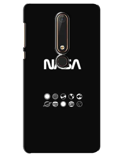 Чехол для Nokia 6 2018 с картинкой «NASA — технический принт»