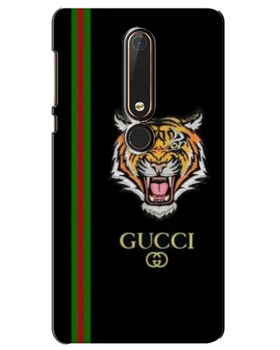 Чехол для Nokia 6 2018 с картинкой «Тигр Gucci»