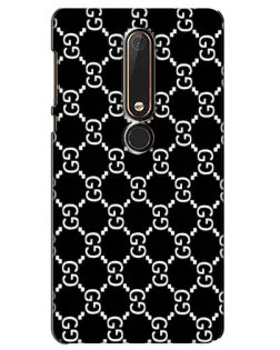 Чехол для Nokia 6 2018 с картинкой «Gucci — сетчатый паттерн»