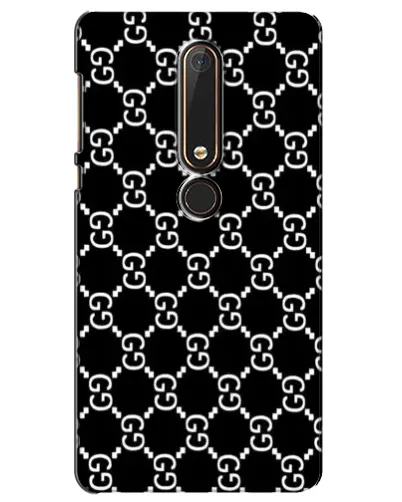 Чехол для Nokia 6 2018 с картинкой «Gucci — сетчатый паттерн»