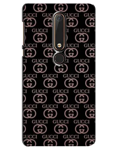 Чехол для Nokia 6 2018 с картинкой «Классическая монограмма Gucci»