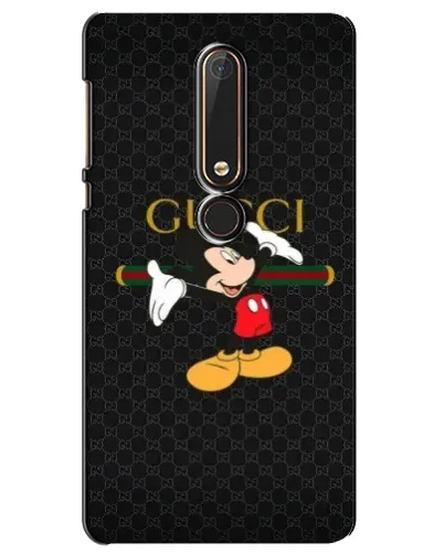 Чехол для Nokia 6 2018 с картинкой «Микки Маус Gucci»