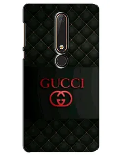 Чехол для Nokia 6 2018 с картинкой «Gucci — стеганый черный»
