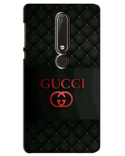 Чехол для Nokia 6 2018 с картинкой «Gucci — стеганый черный»