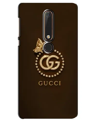 Чехол для Nokia 6 2018 с картинкой «Gucci — золотая бабочка»
