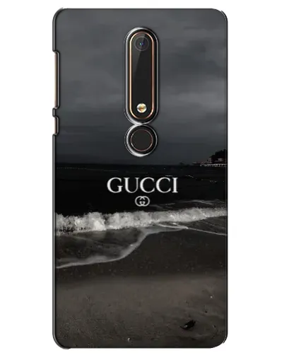 Чехол для Nokia 6 2018 с картинкой «Gucci — морской прибой»
