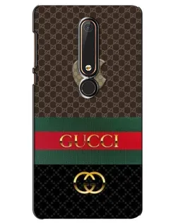 Чехол для Nokia 6 2018 с картинкой «Gucci — брендированный десерт»