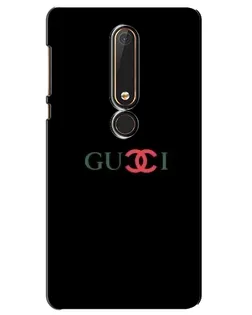 Чехол для Nokia 6 2018 с картинкой «Gucci — красный градиент»