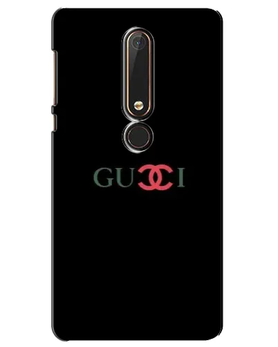 Чехол для Nokia 6 2018 с картинкой «Gucci — красный градиент»