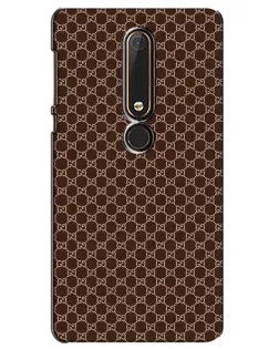 Чохол для Nokia 6 2018 з картинкою «Gucci — шоколадна сітка»