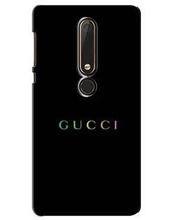 Чохол для Nokia 6 2018 з картинкою «Gucci — неоновий мінімалізм»