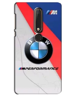 Чехол для Nokia 6 2018 с картинкой «BMW Performance стиль»