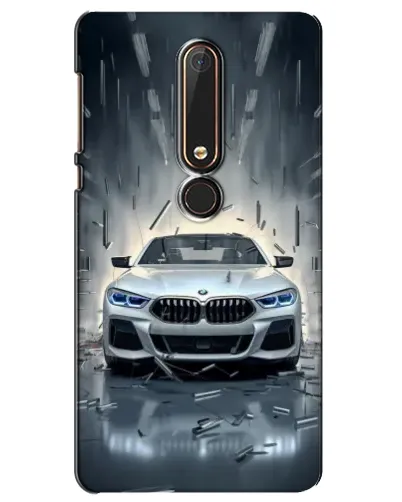 Чехол для Nokia 6 2018 с картинкой «BMW в свете фар»