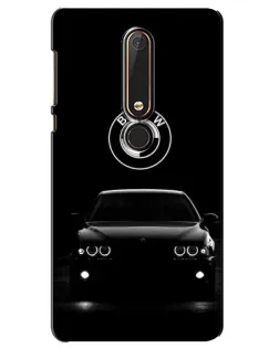 Чехол для Nokia 6 2018 с картинкой «BMW — взгляд из темноты»